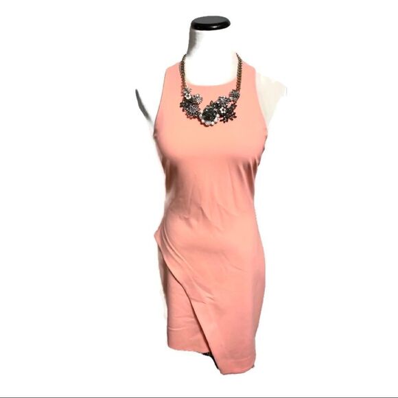 Elizabeth and James Pink Sleeveless Sheath Sz 8 - Picture 4 of 8